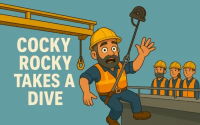 Cocky Rocky Takes a Dive